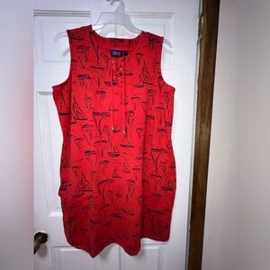 D & co beach dress/cover with pockets. This is an excellent way to vacation. XL